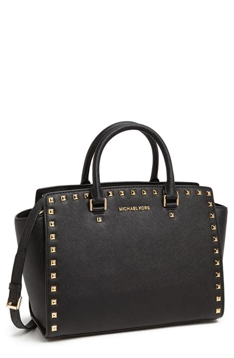 selma large studded michael kors|Michael Kors selma saffiano.